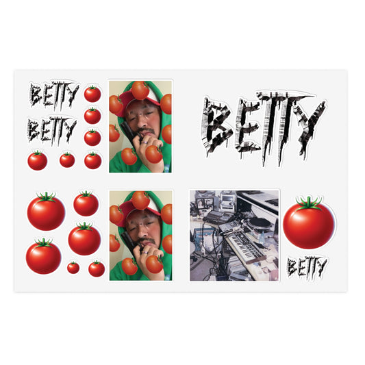 BETTY SPAGHETTI Sticker Sheet