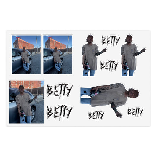 Betty Sticker Sheet