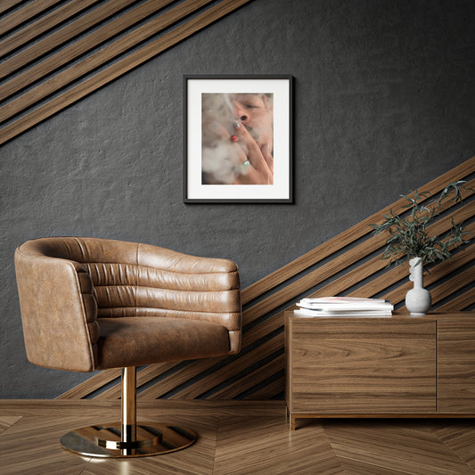 BETTY Smoking - Framed Print